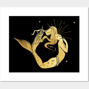 PISCES zodiac sign astrology design Posters and Art